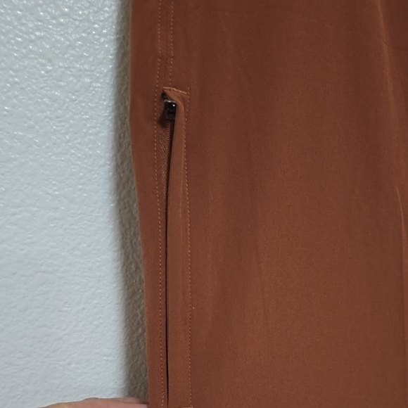 Women's Navy and Brown Jumpsuit - Picture 5 of 11